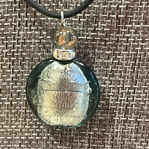 Foil Glass SRM Necklace- Italian statement necklace - Picture 1 of 6